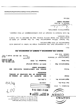Canadian Patent Document 2224901. Prosecution-Amendment 20011201. Image 1 of 1