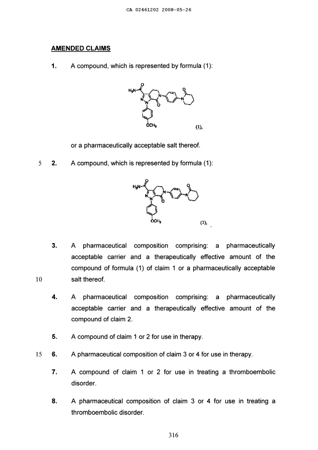 Canadian Patent Document 2461202. Description 20081029. Image 1 of 21