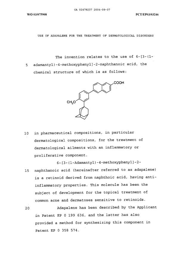 Canadian Patent Document 2478237. Description 20031207. Image 1 of 13