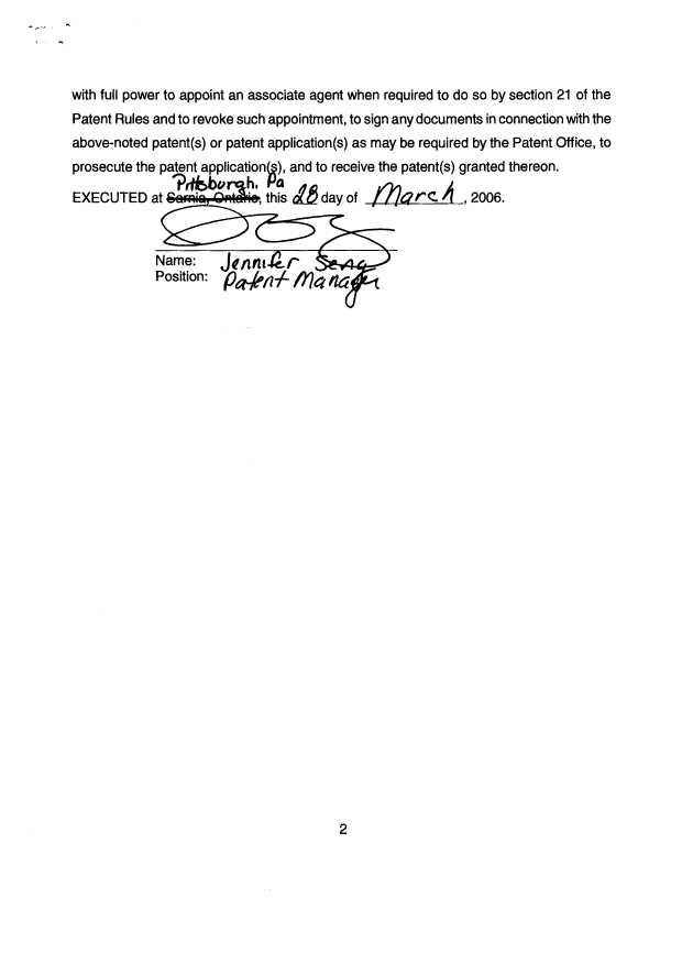 Canadian Patent Document 2490046. Correspondence 20060404. Image 3 of 3