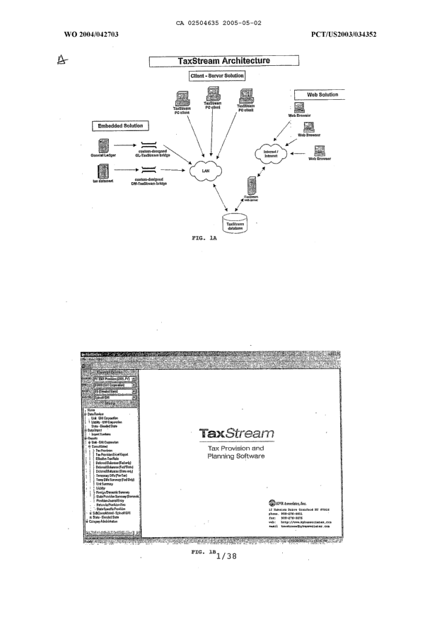 Document de brevet canadien 2504635. Dessins 20041202. Image 1 de 38