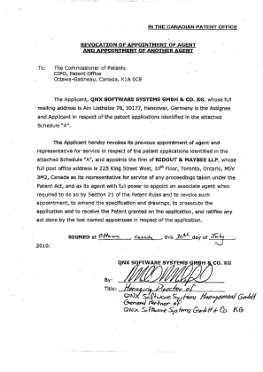 Document de brevet canadien 2516881. Correspondance 20091204. Image 2 de 4