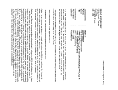 Document de brevet canadien 2525949. Poursuite-Amendment 20141209. Image 1 de 4