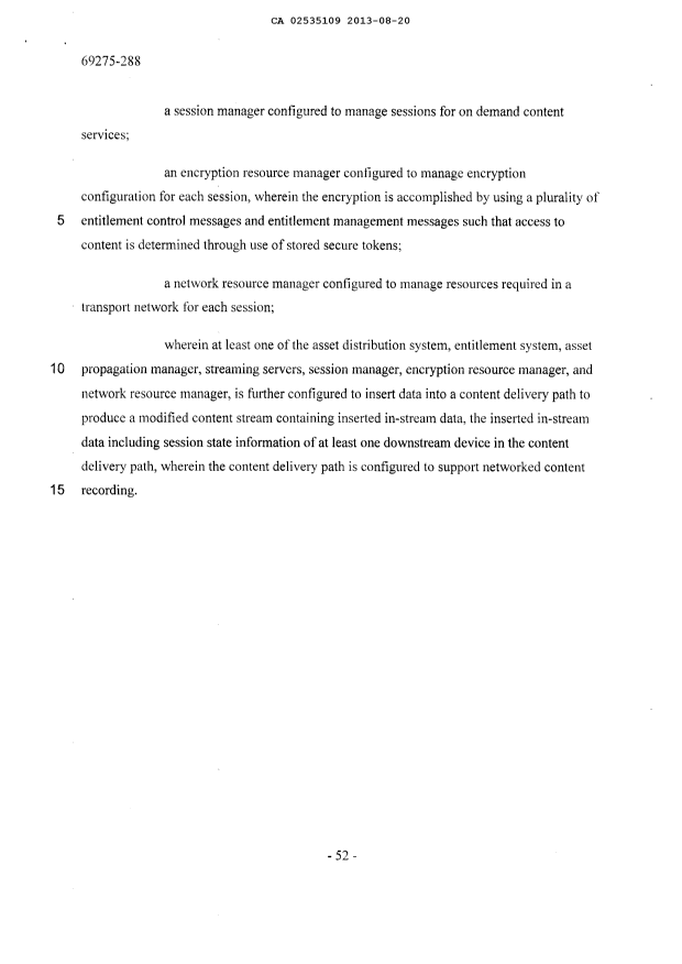 Document de brevet canadien 2535109. Poursuite-Amendment 20121220. Image 21 de 21