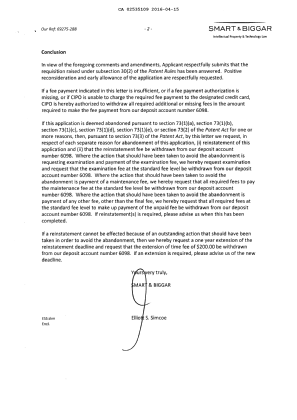 Document de brevet canadien 2535109. Poursuite-Amendment 20151215. Image 2 de 8