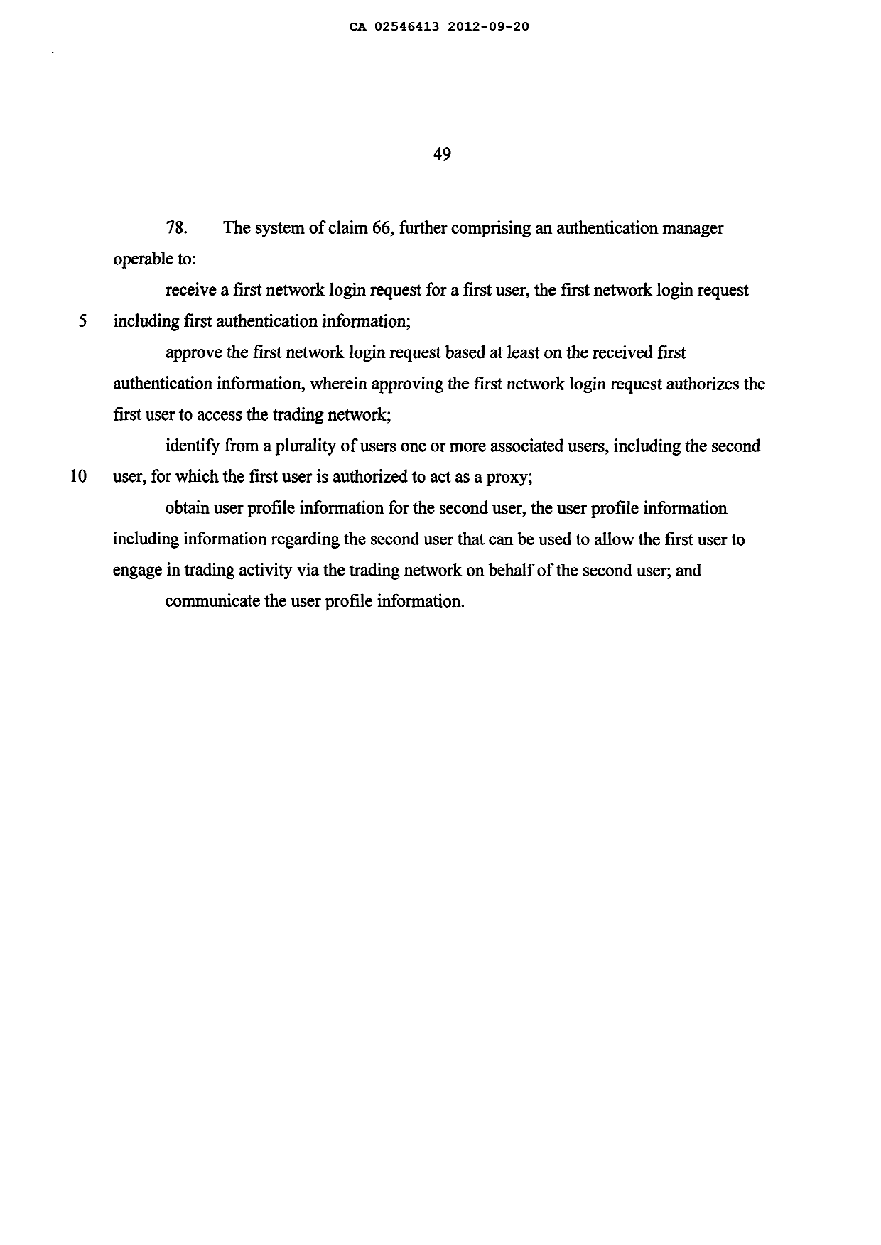Document de brevet canadien 2546413. Revendications 20131204. Image 25 de 25