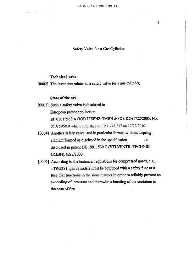 Canadian Patent Document 2667326. Description 20120914. Image 1 of 16