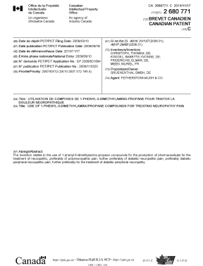 Canadian Patent Document 2680771. Cover Page 20141219. Image 1 of 1