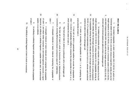 Document de brevet canadien 2700164. Revendications 20141213. Image 1 de 2