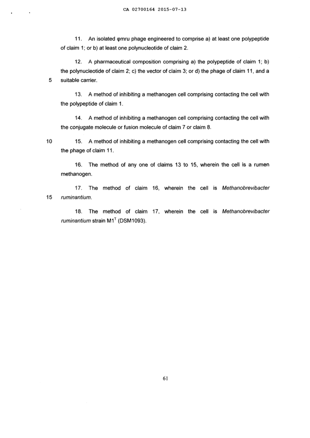 Document de brevet canadien 2700164. Revendications 20141213. Image 2 de 2