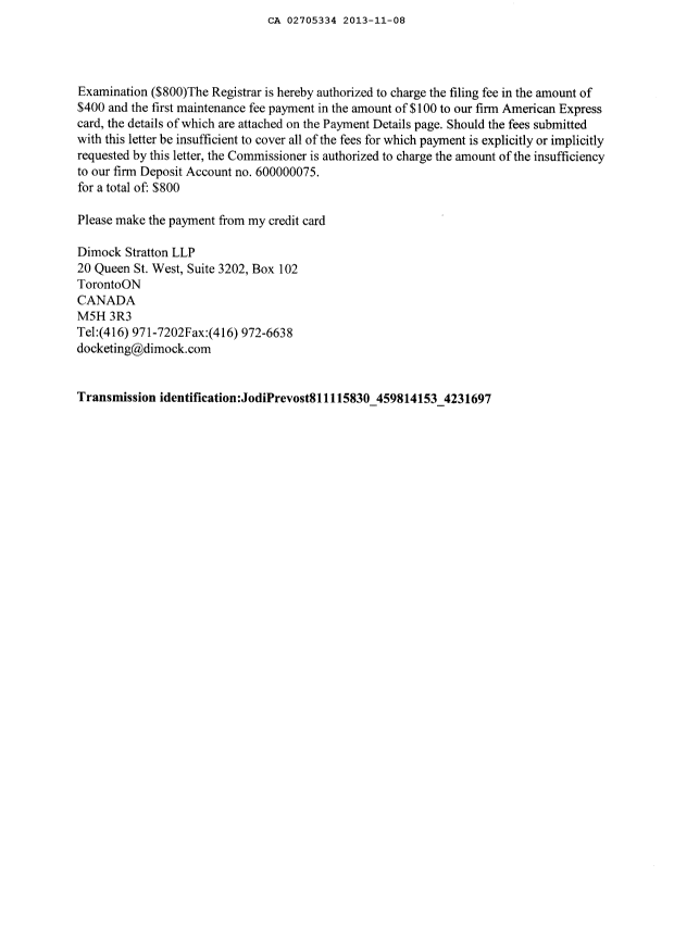 Document de brevet canadien 2705334. Poursuite-Amendment 20121208. Image 3 de 3