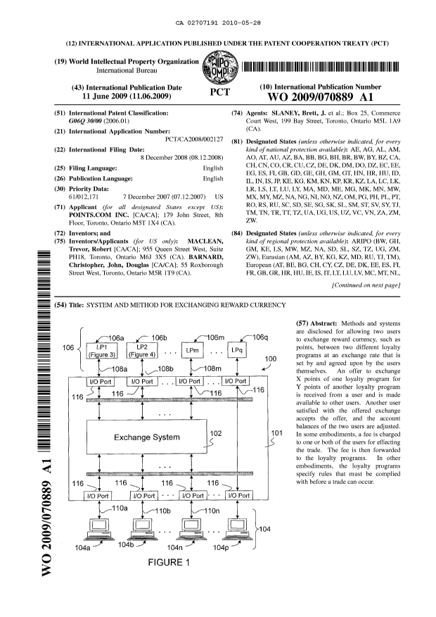 Document de brevet canadien 2707191. Abrégé 20100528. Image 1 de 2
