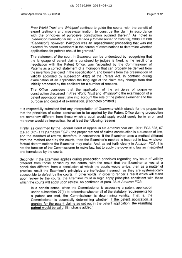 Canadian Patent Document 2710208. Prosecution-Amendment 20141212. Image 2 of 9