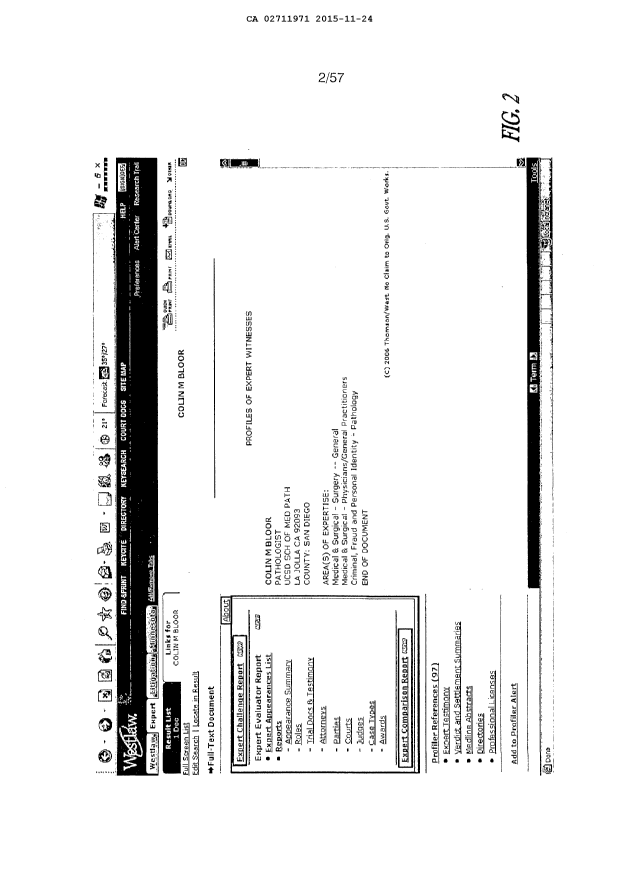 Document de brevet canadien 2711971. Dessins 20151124. Image 2 de 57
