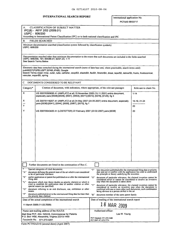 Document de brevet canadien 2714107. PCT 20091204. Image 2 de 10