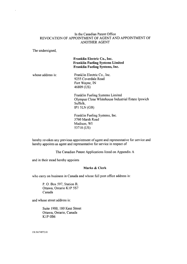 Document de brevet canadien 2715296. Correspondance 20150519. Image 2 de 4