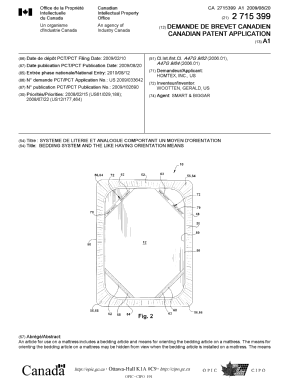 Document de brevet canadien 2715399. Page couverture 20091218. Image 1 de 2