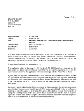 Canadian Patent Document 2715399. Prosecution-Amendment 20131207. Image 1 of 4