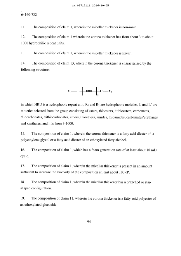 Document de brevet canadien 2717111. Revendications 20151205. Image 2 de 3
