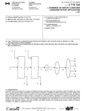 Canadian Patent Document 2718124. Cover Page 20101206. Image 1 of 1