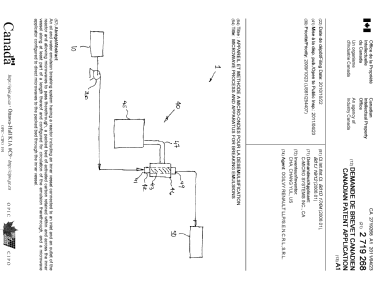 Document de brevet canadien 2719268. Page couverture 20101206. Image 1 de 1