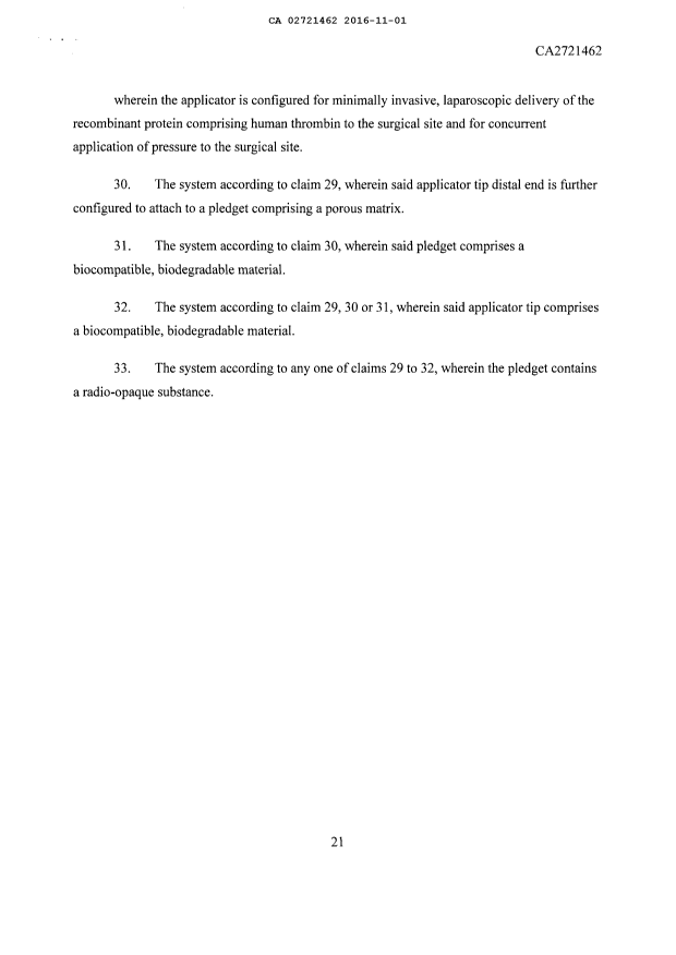 Document de brevet canadien 2721462. Poursuite-Amendment 20151201. Image 7 de 7