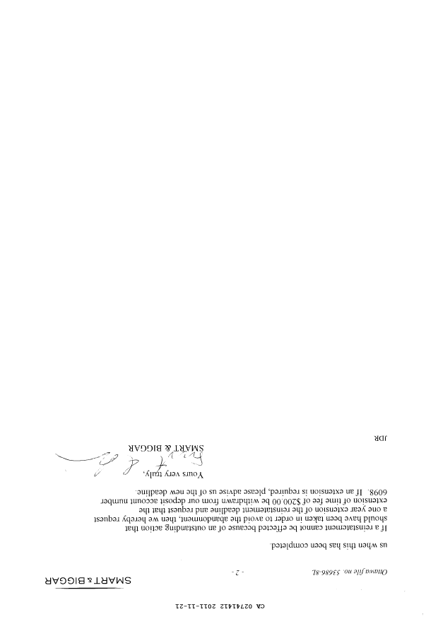 Canadian Patent Document 2741412. Prosecution-Amendment 20101221. Image 2 of 2