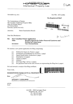 Document de brevet canadien 2759912. Cession 20111129. Image 1 de 5