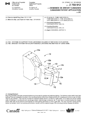 Document de brevet canadien 2759912. Page couverture 20130527. Image 1 de 1