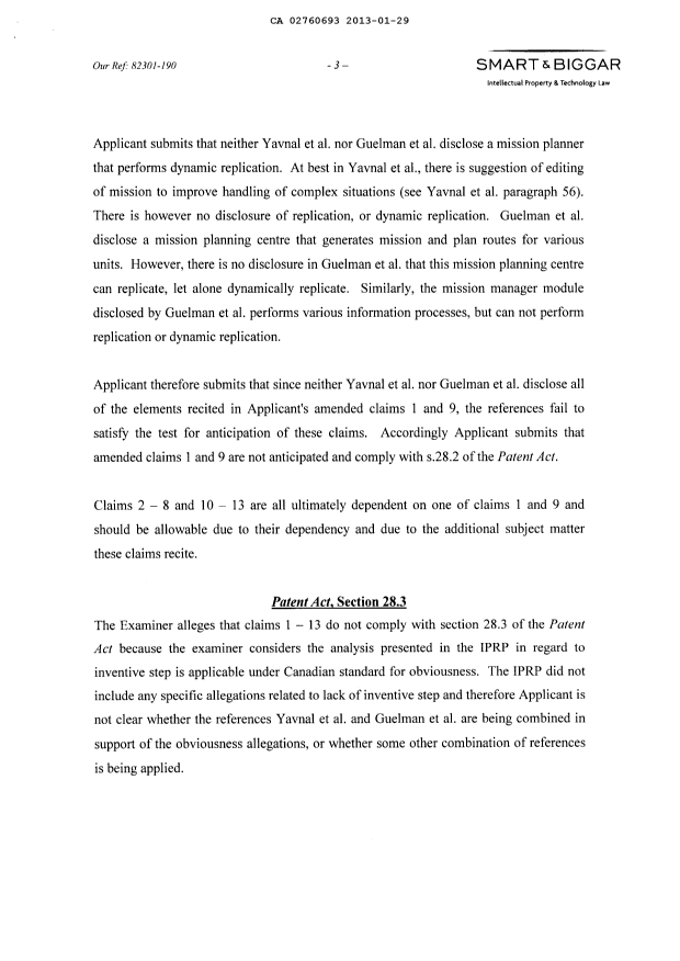 Canadian Patent Document 2760693. Prosecution-Amendment 20130129. Image 3 of 17