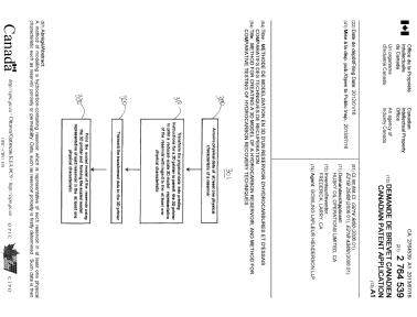 Document de brevet canadien 2764539. Page couverture 20121222. Image 1 de 2