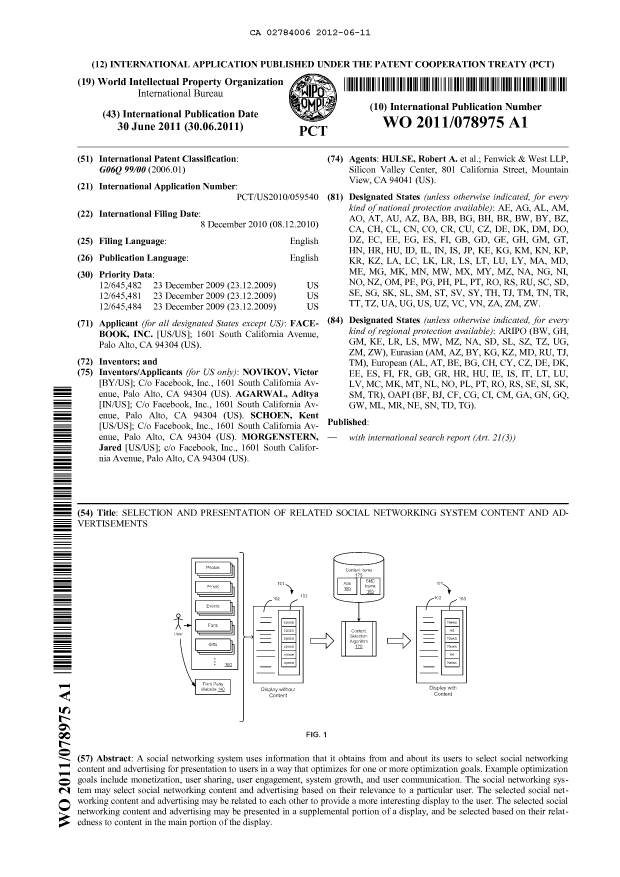 Document de brevet canadien 2784006. Abrégé 20120611. Image 1 de 1