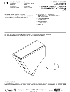 Document de brevet canadien 2788609. Page couverture 20121218. Image 1 de 2