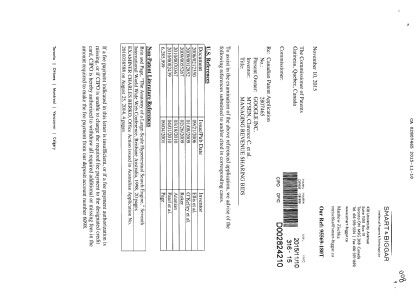 Document de brevet canadien 2807465. Poursuite-Amendment 20141210. Image 1 de 2