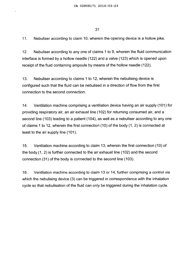 Document de brevet canadien 2808171. Poursuite-Amendment 20151223. Image 11 de 11
