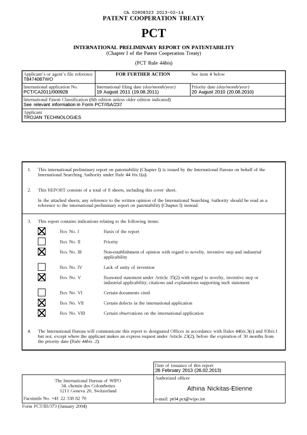 Document de brevet canadien 2808323. PCT 20121214. Image 1 de 10