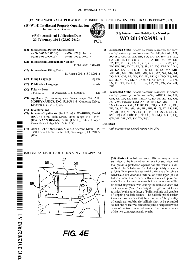 Document de brevet canadien 2808494. Abrégé 20130215. Image 1 de 1
