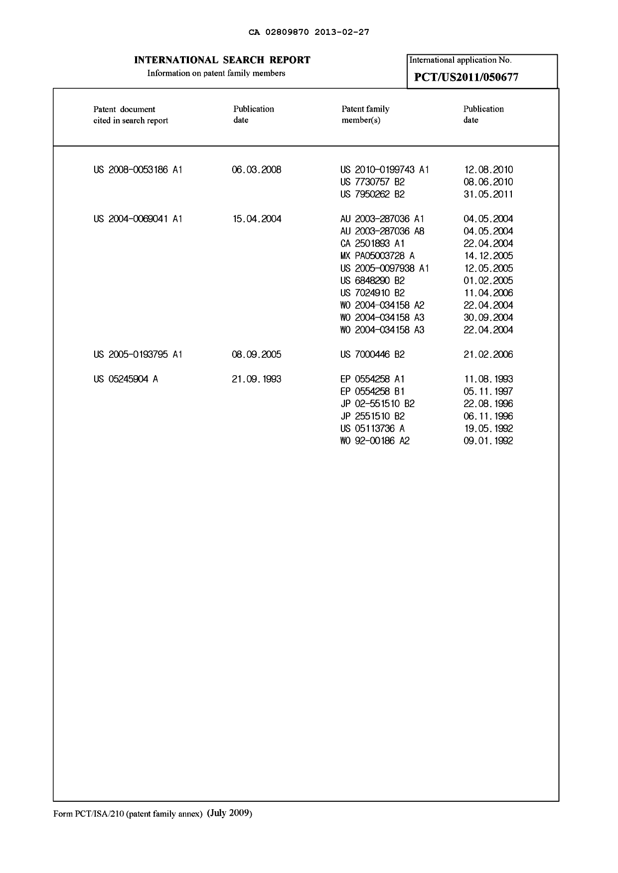 Document de brevet canadien 2809870. PCT 20121227. Image 2 de 5