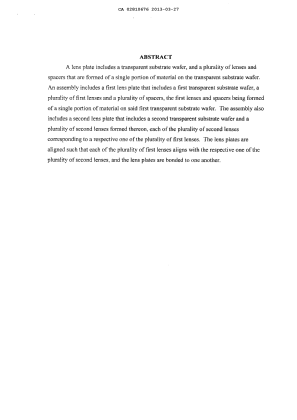 Document de brevet canadien 2810676. Abrégé 20121227. Image 1 de 1