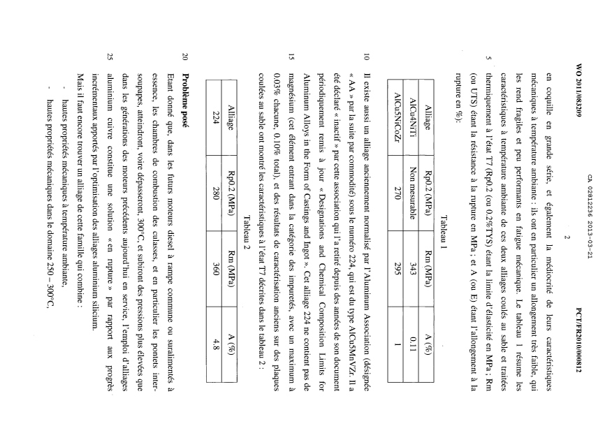 Document de brevet canadien 2812236. Description 20121221. Image 2 de 12