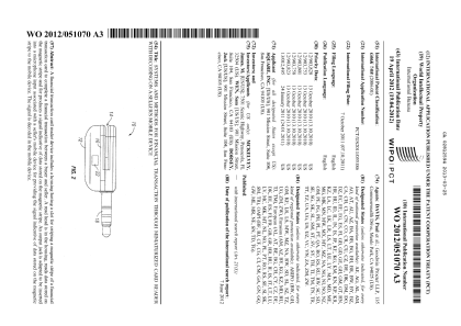 Document de brevet canadien 2812594. Abrégé 20121225. Image 1 de 1