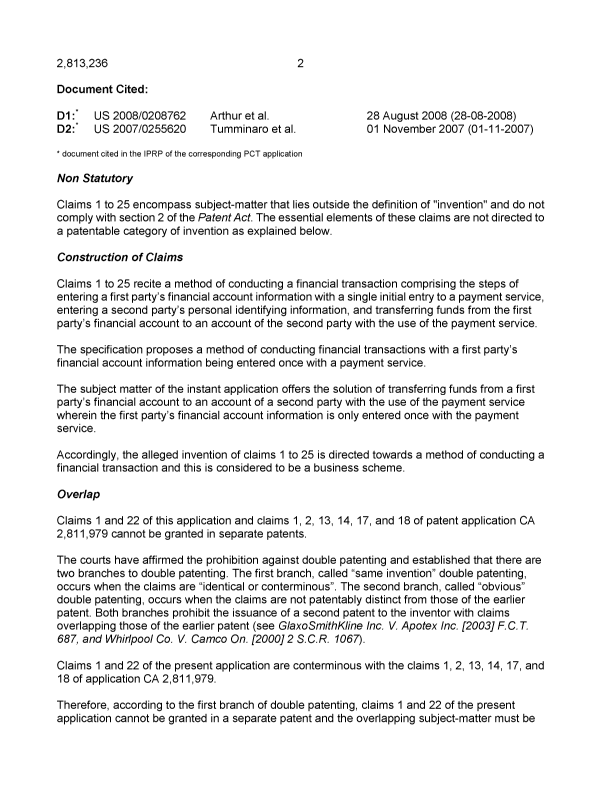 Document de brevet canadien 2813236. Poursuite-Amendment 20141217. Image 2 de 4