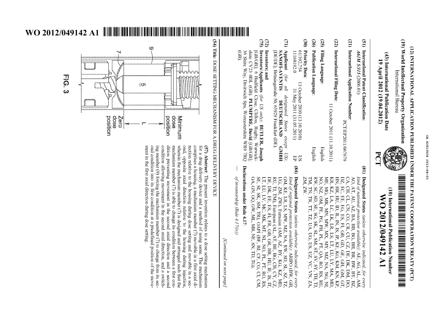Document de brevet canadien 2813528. Abrégé 20130403. Image 1 de 2