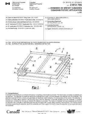 Document de brevet canadien 2813755. Page couverture 20121221. Image 1 de 1