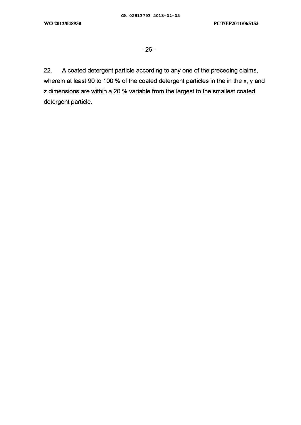Document de brevet canadien 2813793. Revendications 20121205. Image 4 de 4