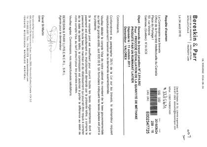 Document de brevet canadien 2814562. Poursuite-Amendment 20151224. Image 1 de 1