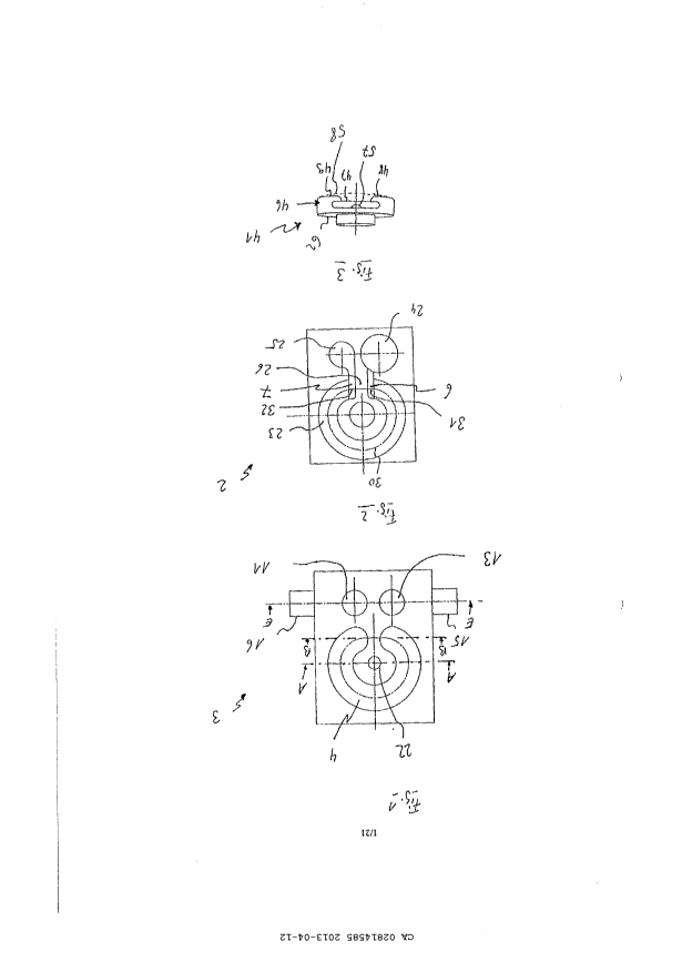 Document de brevet canadien 2814585. Dessins 20121212. Image 1 de 21