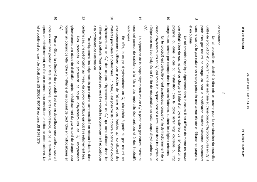 Document de brevet canadien 2814821. Description 20121215. Image 2 de 23