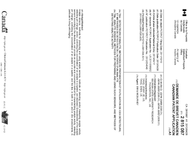 Document de brevet canadien 2815087. Page couverture 20121226. Image 1 de 1