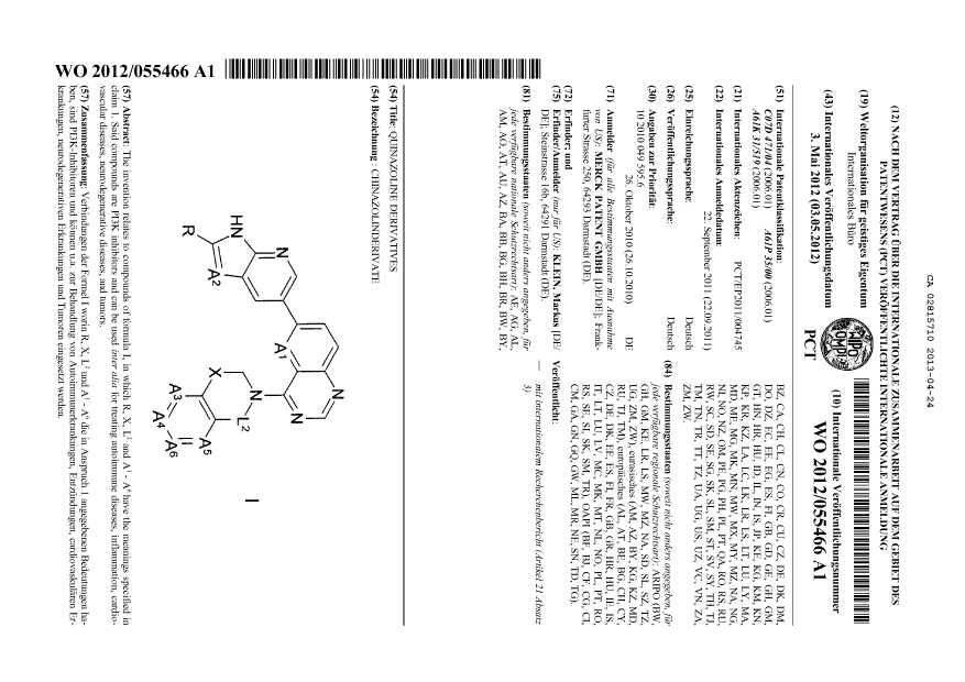 Document de brevet canadien 2815710. PCT 20121224. Image 10 de 10